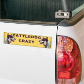 Rundvehond Krazy bumper sticker (Op Truck)