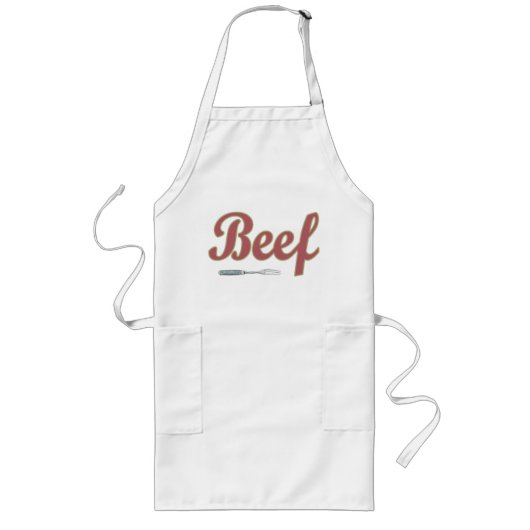 rundvlees Apron Lang Schort (Voorkant)