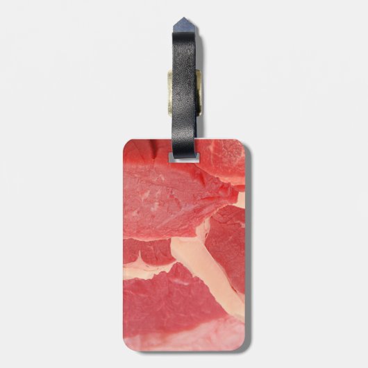 rundvlees bagagelabel (Achterkant verticaal)