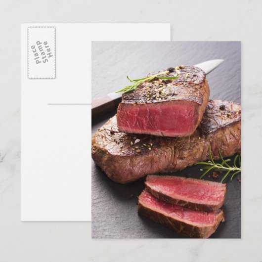 rundvlees briefkaart (Voorkant / Achterkant)