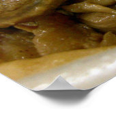 Rundvlees, broccoli & champignon roerbak poster (Hoek)