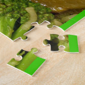 Rundvlees, broccoli en champignonbroed legpuzzel (Zijkant)