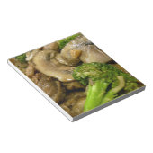 Rundvlees, broccoli en champignonbroed notitieblok (Schuin)