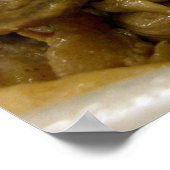 Rundvlees, broccoli en champignonbroed poster (Hoek)