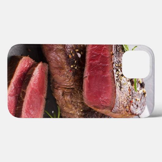 rundvlees Case-Mate iPhone case (Achterkant (horizontaal))