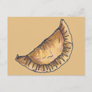 Rundvlees Empanadas Spaans-Latijns-Amerikaanse voe Briefkaart