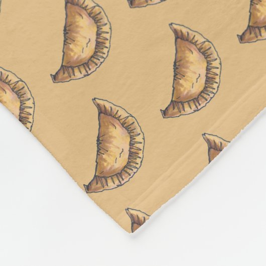 Rundvlees Empanadas Spaans-Latijns-Amerikaanse voe Fleece Deken (Hoek)