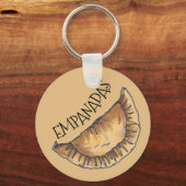 Rundvlees Empanadas Spaans-Latijns-Amerikaanse voe Sleutelhanger (Voorkant)
