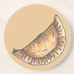 Rundvlees Empanadas Spaans-Latijns-Amerikaanse voe Zandsteen Onderzetter