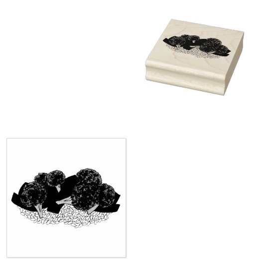 Rundvlees en Broccoli Chinees restaurant Afhaalmaa Rubberstempel (Gestempeld)