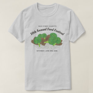Rundvlees en Broccoli Chinees Restaurant Food Fest T-shirt