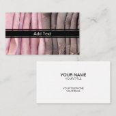 Rundvlees en hammen visitekaartje (Voorkant / Achterkant)