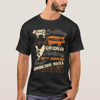 Rundvlees Grillen Varkensvlees Trekken Chicken Jer T-shirt