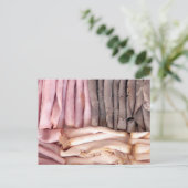 rundvlees Ham Turkey Platter Briefkaart (Staand voorkant)