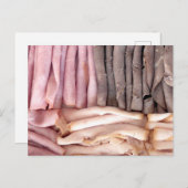 rundvlees Ham Turkey Platter Briefkaart (Voorkant / Achterkant)