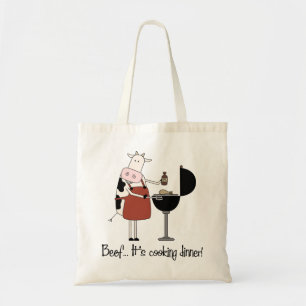 Rundvlees Het is een kokende Koe van de grappenmak Tote Bag