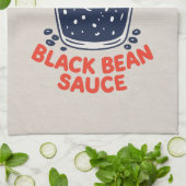 Rundvlees in Black Bean Saus Fun Design Theedoek (Gevouwen)
