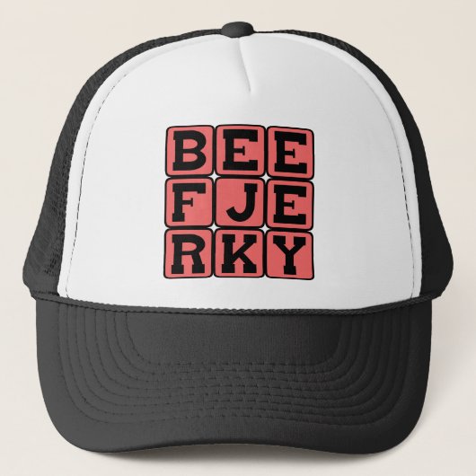 Rundvlees Jerky, gedehydrateerd Trucker Pet (Voorkant)