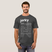 Rundvlees Jerky Nutrition Feit Meat Lover Nutritio T-shirt (Voorkant volledig)