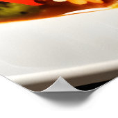 Rundvlees met rijst en groenten | AI Art Poster (Hoek)