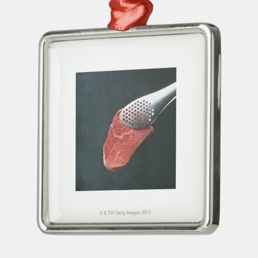 Rundvlees Metalen Ornament (Links)