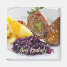 Rundvlees Roulade met aardappelen en keuken van ro