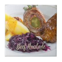 Rundvlees Roulade met aardappelen en keuken van ro