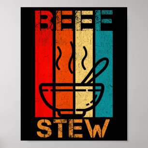 Rundvlees Stew Lover Familiediner Thanksgiving Ker Poster