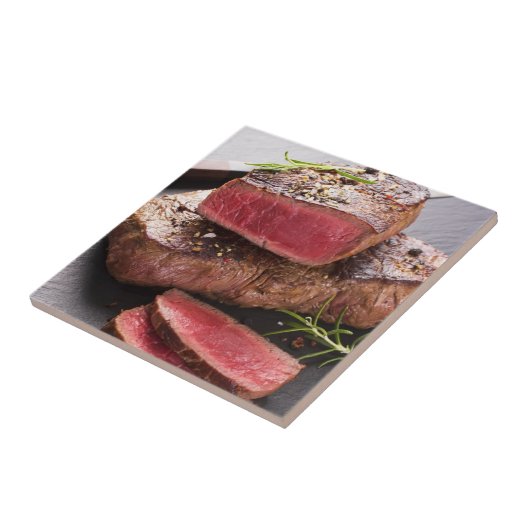 rundvlees tegeltje (Zijkant)