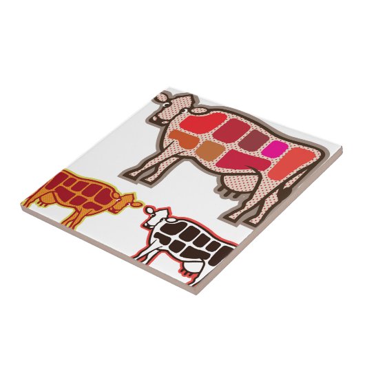 Rundvlees Tegeltje (Zijkant)