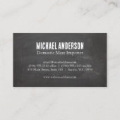 Rundvleesdiagram | Butcher | Steak House Visitekaartje (Achterkant)