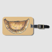 Rundvleeskaas Empanadas Latijns-Amerikaanse voedse Bagagelabel (Voorkant (horizontaal))