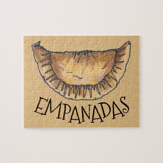 Rundvleeskaas Empanadas Latijns-Amerikaanse voedse Legpuzzel (Horizontaal)
