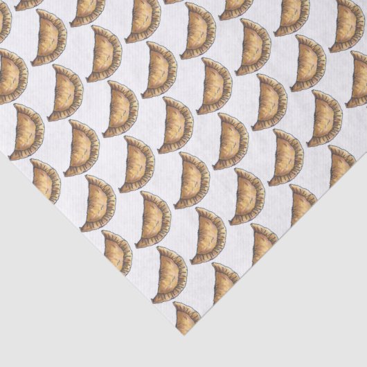 Rundvleeskaas Empanadas Latijns-Amerikaanse voedse Tissuepapier (Detail)