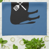 Rundvleeskoning Theedoek (Gevouwen)