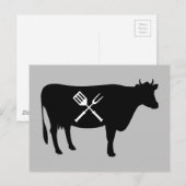 Rundvleeskoning, voedseltop briefkaart (Voorkant / Achterkant)