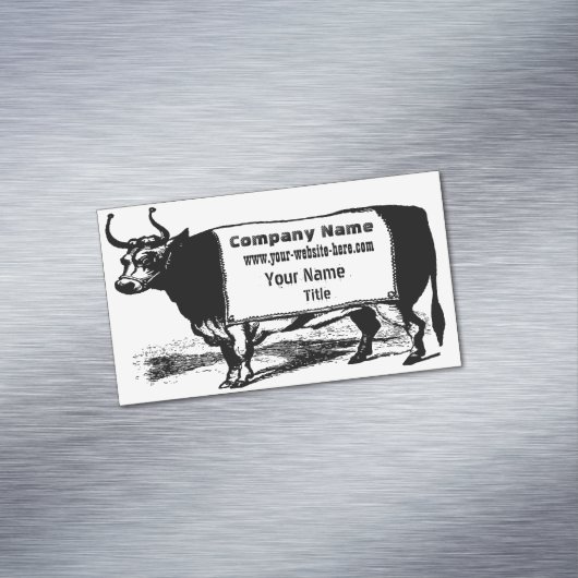  Rundvleeskuikens Visitekaartje Magneet (Voorbeeld)