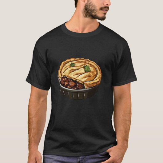 Rundvleespastei met nier t-shirt (Voorkant)