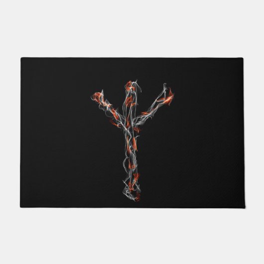 * RUNE ALGIZ * DEURMAT (Voorkant)