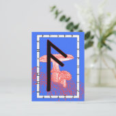 Rune Ansuz - Inspiratie-Briefkaart Briefkaart (Staand voorkant)