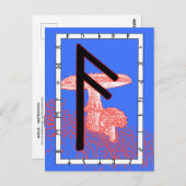 Rune Ansuz - Inspiratie-Briefkaart Briefkaart (Voorkant / Achterkant)