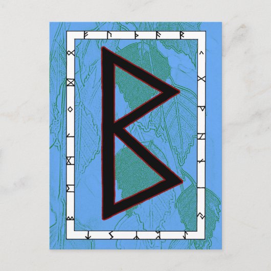 Rune Berkano - Moeder Aarde Briefkaart (Voorkant)