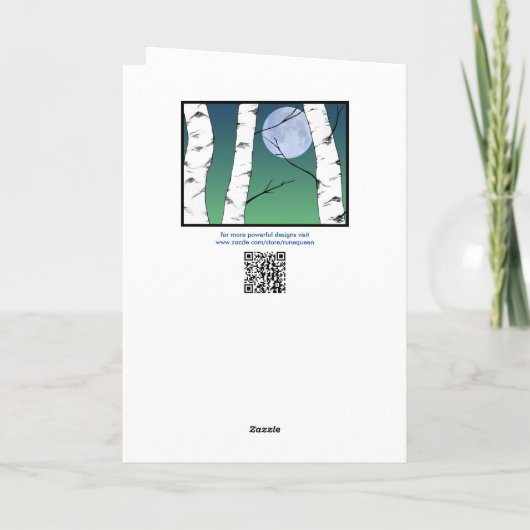 Rune Berkano - Moeder Aarde Kaart (Achterkant)