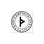 Rune Circle [03]. Thurisaz] Rubberstempel (Afrduk)