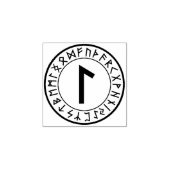 Rune Circle [21. Laguz] Rubberen stempel (Afrduk)