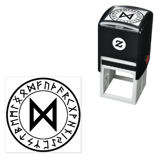 Rune Circle (24) Dagaz] Zelfinktstempel Zelfinktende Stempel (In situ)