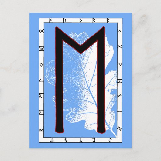 Rune Ehwaz - Loyalty Briefkaart (Voorkant)