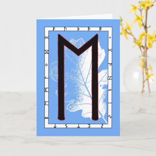 Rune Ehwaz - Loyalty Kaart (Gele Bloem)