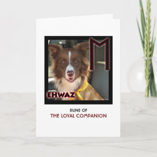 Rune Ehwaz - trouwe metgezel - trouwe hond Kaart