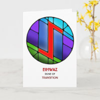 Rune Eihwaz – Transitie - Art Nouveau